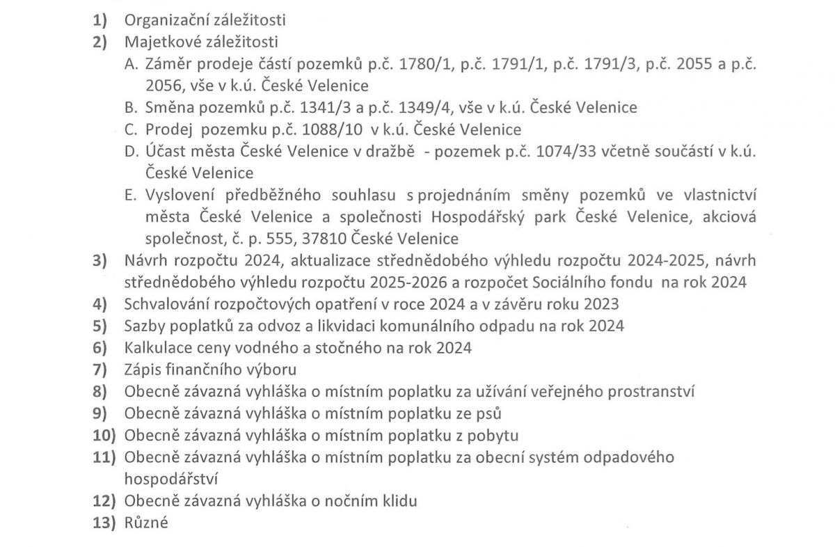 Pravidelný report naší práce - 7. zasedání zastupitelstva