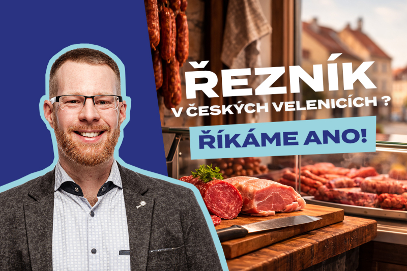 Řeznictví Kosík: podpora podnikatelského záměru v Českých Velenicích